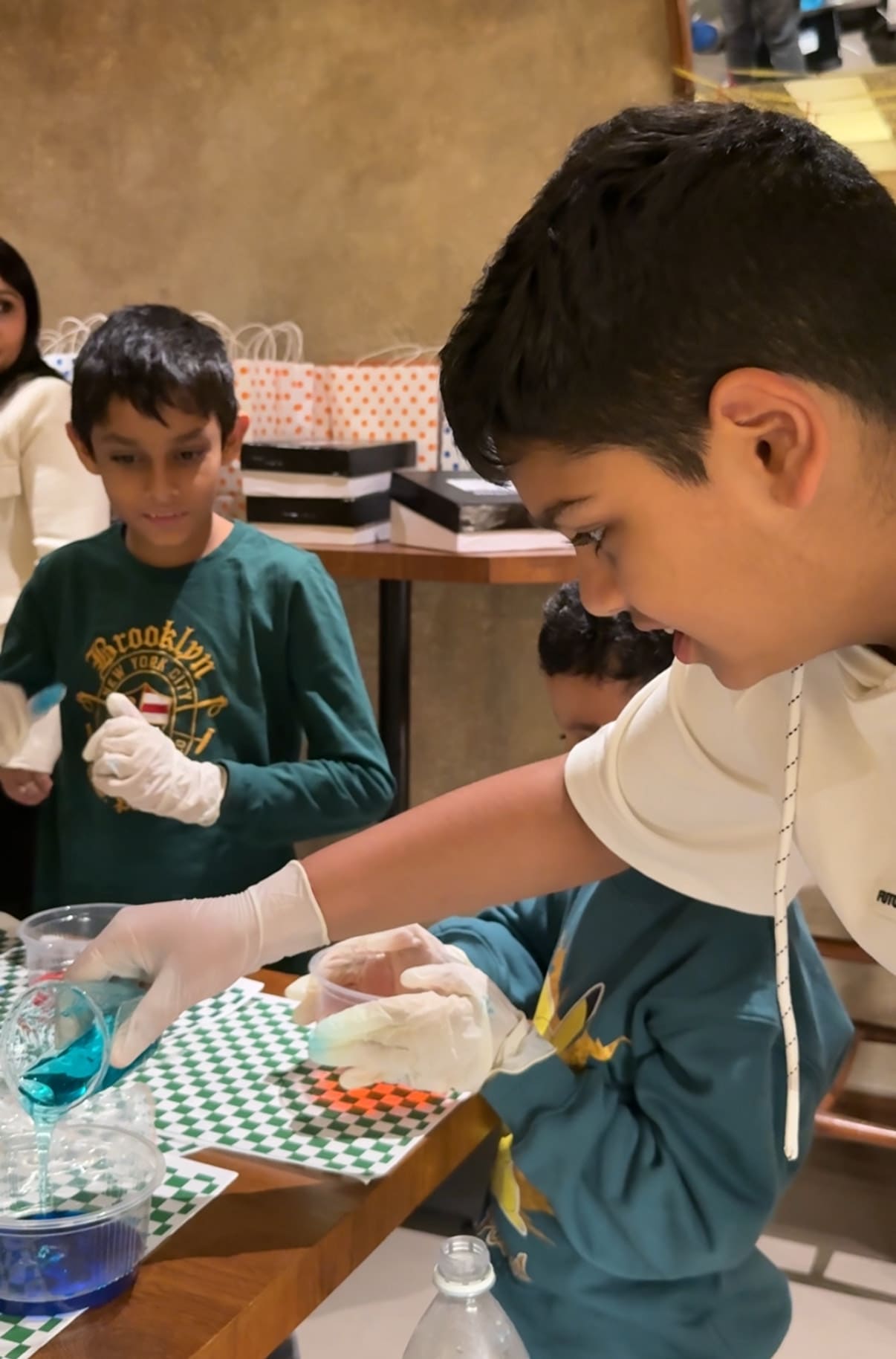 Young scientists exploring