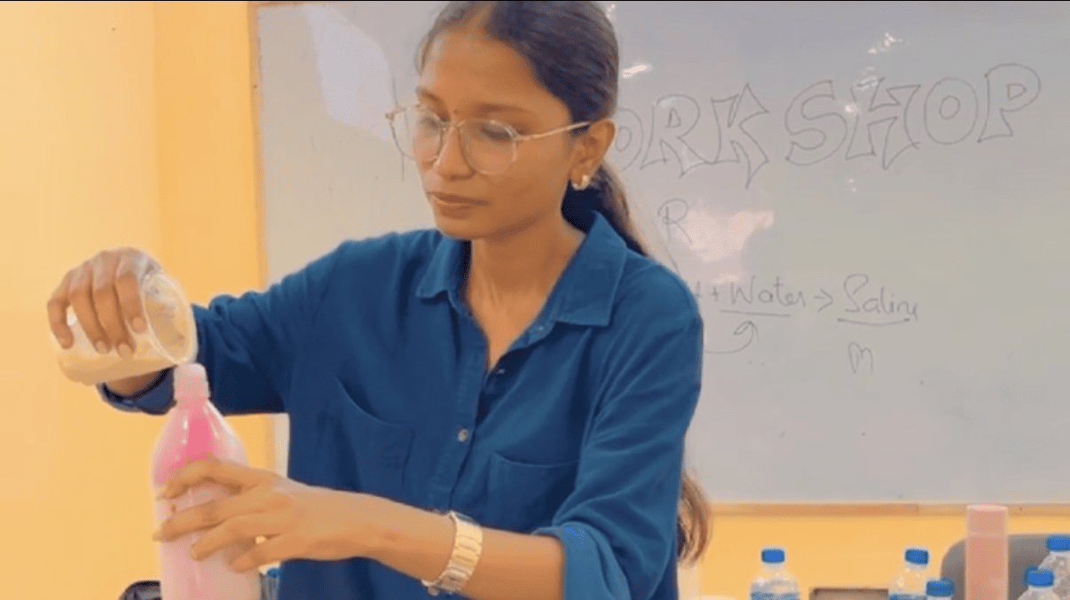 Educator demonstration